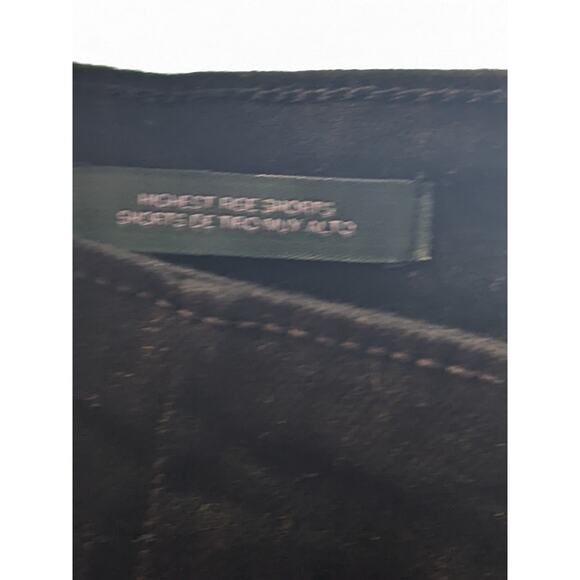 Wild Fable Super High Rise Jean Shorts Black 2 Denim Classic Back Patch Pockets - Picture 7 of 11
